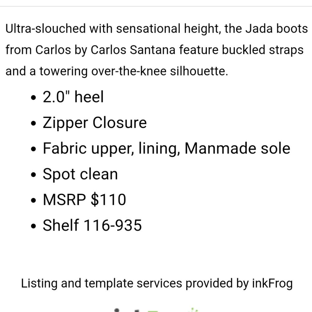 NWOT Women's Carlos By Carlos Santana Jada Over the Knee Boots - Picture 12 of 12